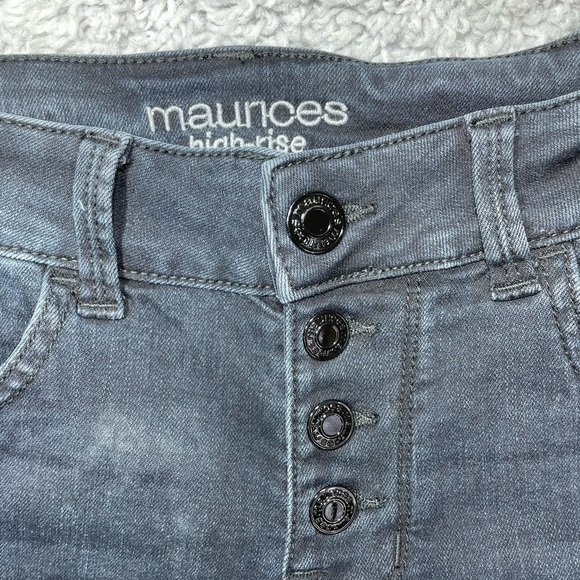 Maurices Jeans Womens Extra Small High Rise Skinny Dark Wash Jegging Stretch - Picture 2 of 5